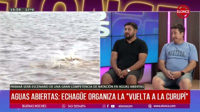 Aguas abiertas: Echag&uuml;e organiza la "Vuelta a la Curup&iacute;"